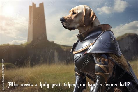 Armor Up Your Labrador Digital Download Of A Knight In Shining Fur For