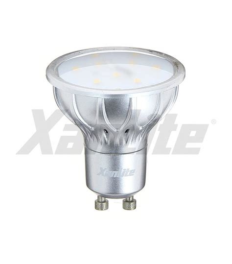 Ampoule LED GU10 SMD 5 5W 320Lm équiv 35W Blanc Chaud 100 XANLITE