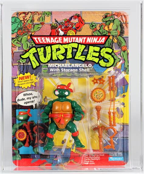 1991 Playmates Teenage Mutant Ninja Turtles Carded Action Figure