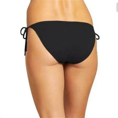 Athleta Swim Athleta Black String Bikini Bottom Nwot Poshmark