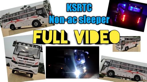 Ksrtc Non Ac Sleeper Prakash Vega Bus Miniature Work Full Video