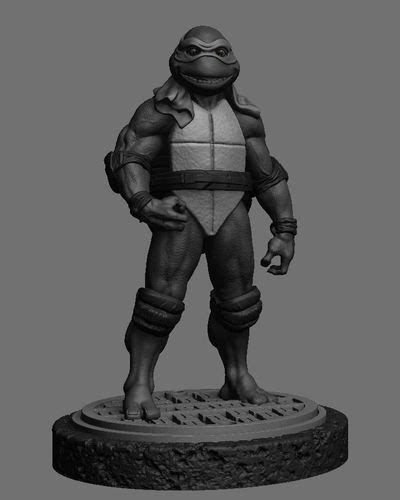 Michelangelo 6th Scale Tmnt 3d Model 3d Printable Cgtrader