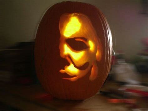 Michael Myers Painting Pumpkin Corliss Coles