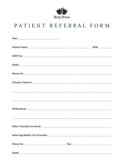 Fillable Online Referral Form Mount Sinai Hospital Fax Email Print