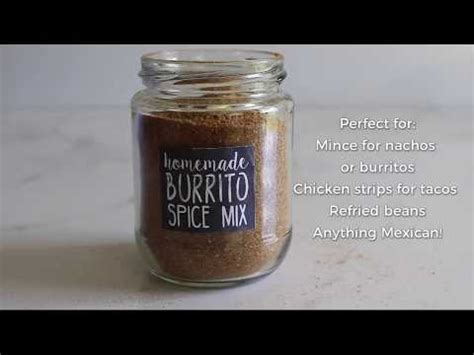 Homemade Burrito Seasoning Mix Recipe Top Picked From Our Experts