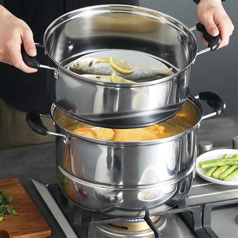 Hot Selling Stainless Steel Folding Siopao Vegetable Food Soup Dim Sum Cooking Steamer Pot Set