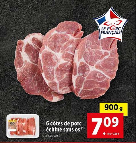 Promo C Tes De Porc Chine Sans Os Chez Lidl Icatalogue Fr