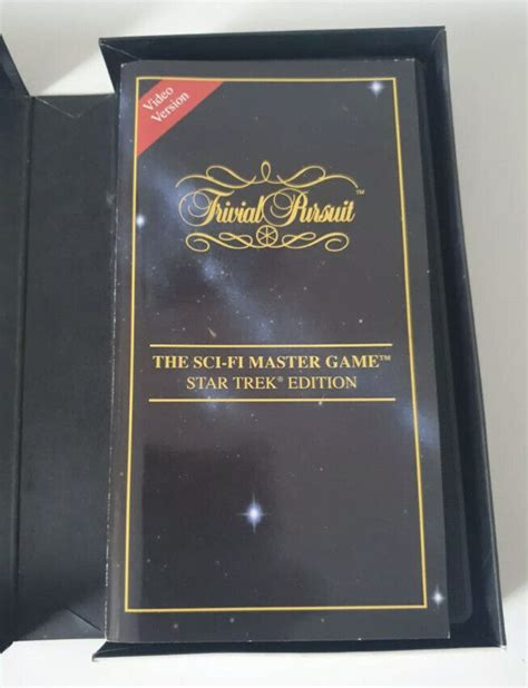 Trivial Pursuit Star Trek Edition Cardboard VHS Video Tape Sci Fi