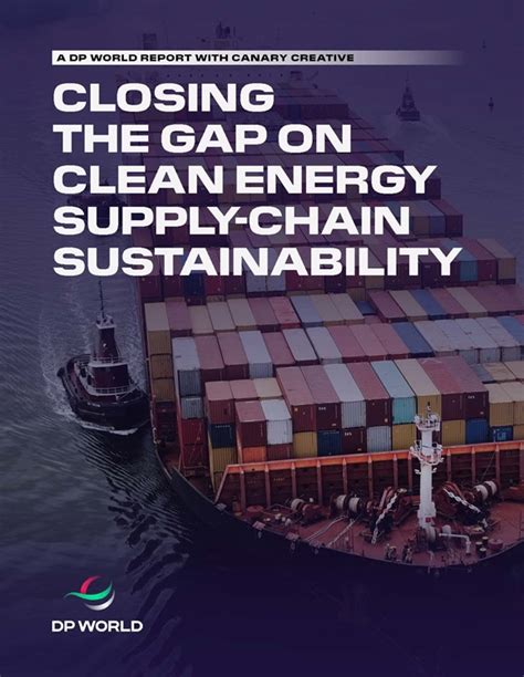 Closing The Gap Clean Energy Supply Chain Sustainability Dp World