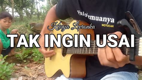 Tak Ingin Usai Keisya Levronka Fingerstyle Guitar Cover Youtube