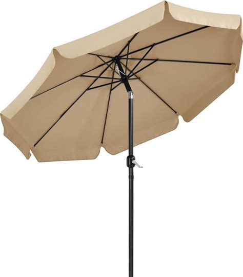 Kaki Parasol De Jardin Ext Rieur Cm Parasol Inclinable Baleines