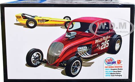 Amt Skill Model Kit Fiat Double Dragster Set Of Kits Scale