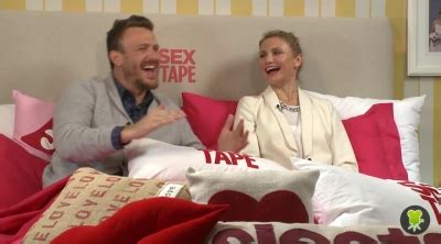 Entrevista a Cameron Diaz y Jason Segel Sex Tape Algo pasa en la nube eCartelera México