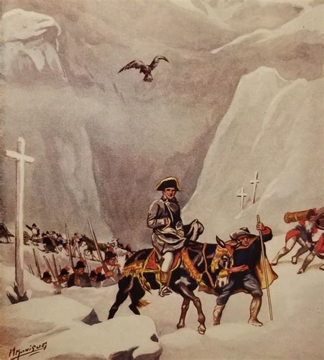 Napoleon Crossing The Alps French History Revolutions Bonaparte