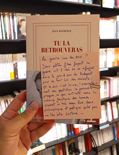 Tu La Retrouveras Les Petits Mots Des Libraires