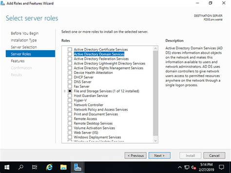 Cách cài đặt Active Directory trên Windows Server 2019