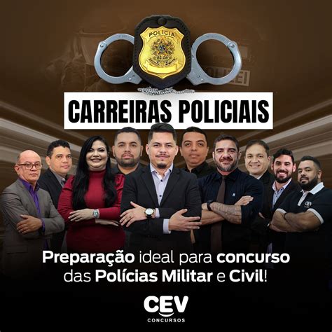 Cev Concursos Tem Preparat Rio Voltado Para Carreiras Policiais