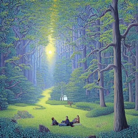 A Couch In The Forest By Rob Gonsalves Stable Diffusion Openart