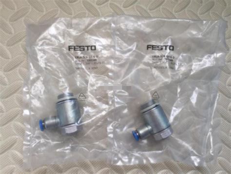 Pc New Festo Grla Qs D Throttle Valve Free Shipping Ebay