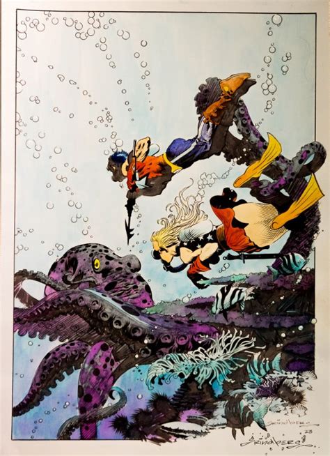 Buck Wilma Diver Down In Kevin Travis S Tom Grindberg Comic Art