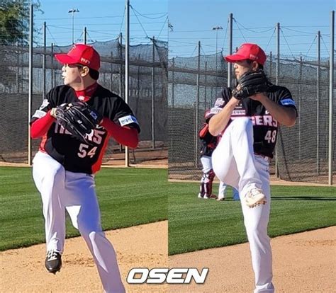 Kia 국대 좌완 듀오 양현종and이의리 Wbc 공인구 적응중 어색하지만 괜찮아 오쎈 투손 네이트 스포츠