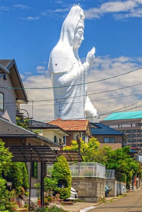 Sendai Daikannon At Ft The Second Tallest Statue In Japan Malevus