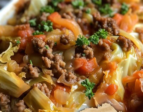 Low Carb Unstuffed Cabbage Casserole Recipe Full Recipe