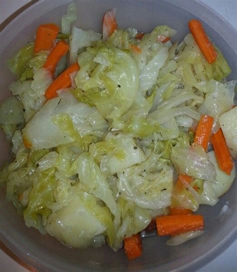 Steamed cabbage with carrots | Steamed cabbage, Cabbage, Cooking