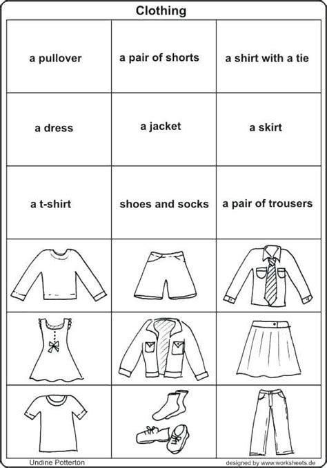 Worksheet Clothing Clothes Worksheet English Esl Worksheets