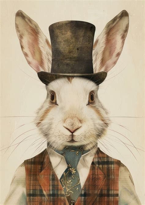 Vintage Illustration White Rabbit Art Free Photo Illustration Rawpixel