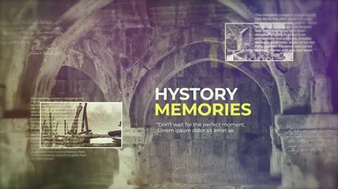 Documentary History Slideshow After Effects Templates Motion Array