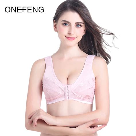 Mastectomy Bra Breast Cancer Woman Bra For Silicone Breast Form Front Closure Underwear For