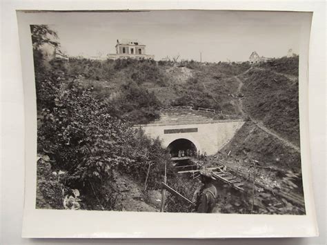 WW1 AUSTRALIAN PRESS PHOTO St QUENTIN CANAL TUNNEL 1918 DBG Militaria