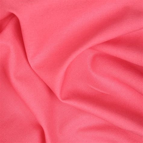 Cotton Twill Strawberry Pink Bloomsbury Square Dressmaking Fabric