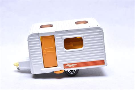 Matchbox Superfast No 31 Caravan Camper Trailer White Made In