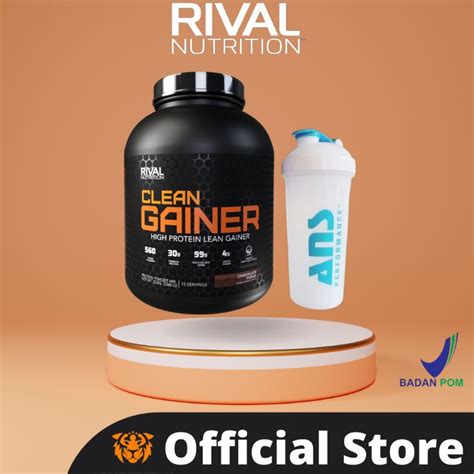 Jual Rival Nutrition Clean Gainer Lbs Lb Weight Gain Lean Mass High