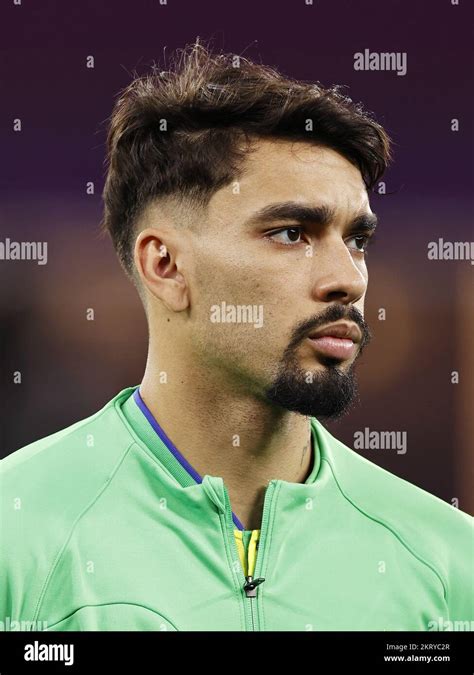 Doha Lucas Paqueta Of Brazil During The Fifa World Cup Qatar 2022