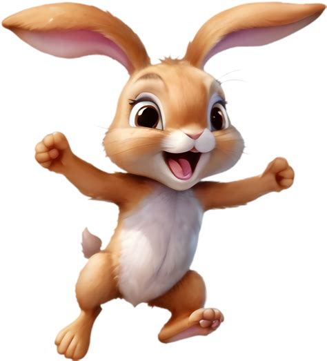 Charming Bunny Clipart for Nature Lovers. . 49692721 PNG