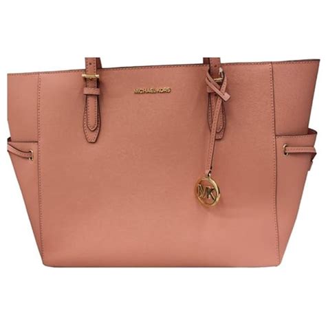 Michael Kors Gilly Large Jet Set Drawstring Top Zip Tote In Primrose