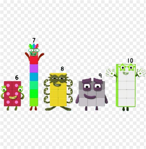 Numberblocks Number Blocks Cbeebies Toys Free Transparent