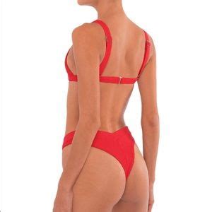 Oneone Swimwear Swim Oneone Swimwear Red Bikini Set Nwt Poshmark