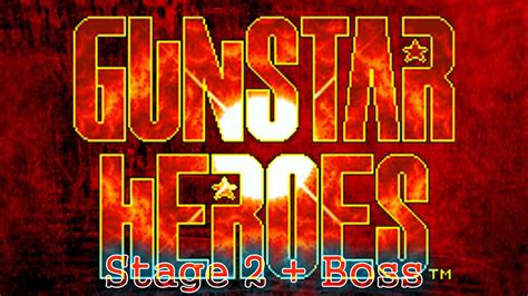 GUNSTAR HEROES ROLLING CHASER THEME Of SEVEN FORCE OST SEGA MEGA