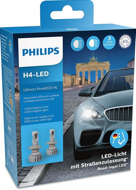 Original Philips Ultinon Pro H Led Led Mit Stra Enzulassung V