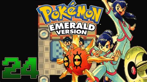 Let S Play Pokemon Emerald Part 24 7th Gym Leader Battle YouTube