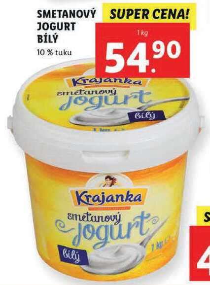 ARCHIV SMETANOVÝ JOGURT 10 tuku 150 g v akci platné do 20 9 2020