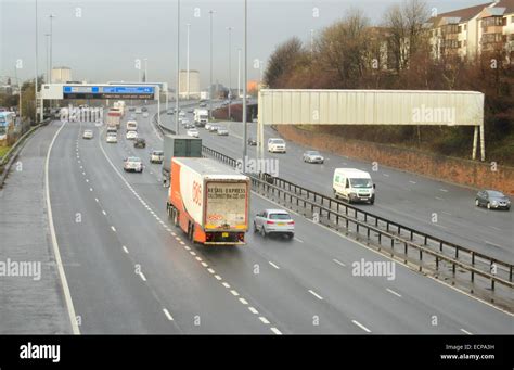 Glasgow M8 Junction Hi Res Stock Photography And Images Alamy