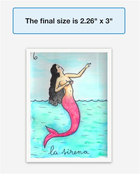 La Sirena Loteria Sticker | Etsy