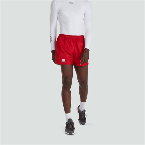 Mens Advantage Shorts Red Canterbury