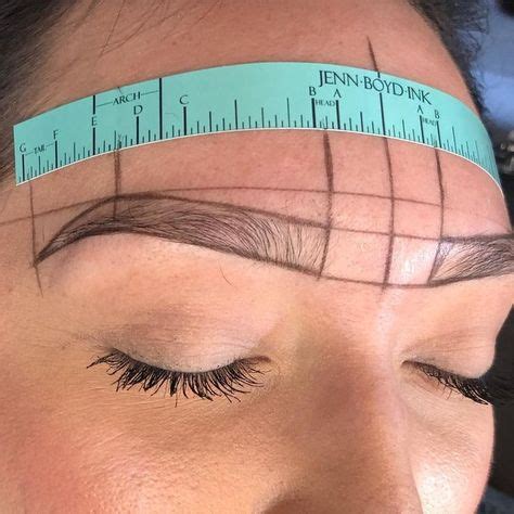 Les 30 Meilleures Images De Mesures Sourcils En 2020 Sourcils