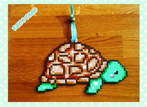 Tartaruga Pyssla Schema Perler Beads Turtle Pattern Https